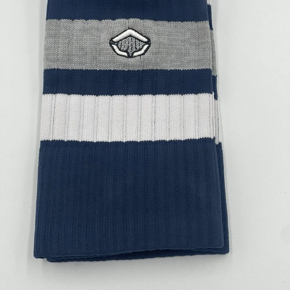 Evoshield PRO-SRZ Striped Baseball/Softball Game Socks Navy/White Size Small - Picture 3 of 5
